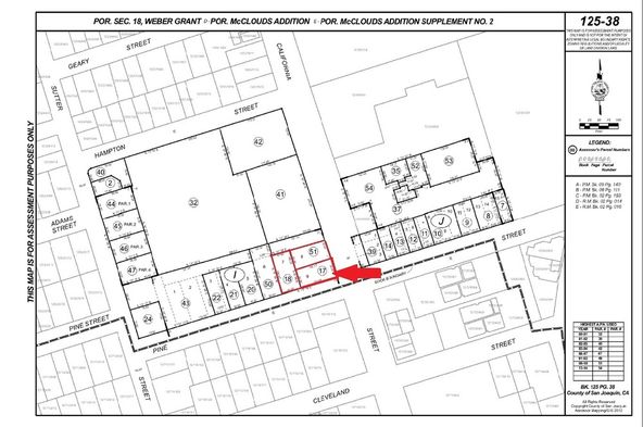 Redevelopment Opportunity 3 Parcels: 2315 N. California St., and 425 E. Pine St. , Stockton, CA 95204